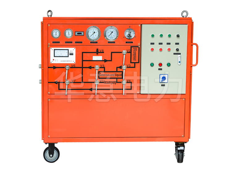 HYLH-V SF6 气体回收装置控制面板