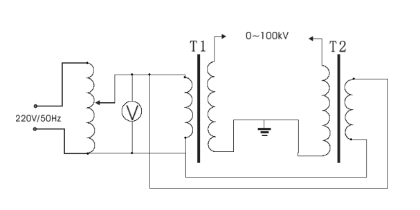 绝缘油耐压测试仪工作原理图