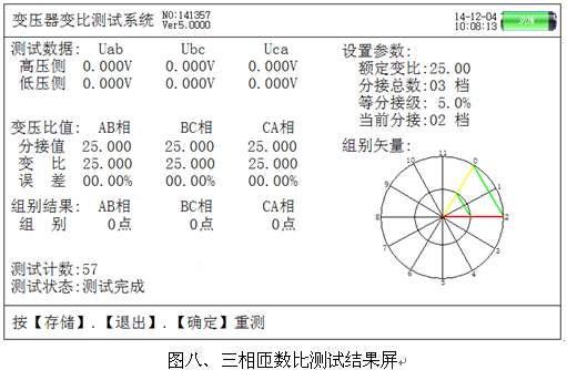 手持变压器变比测试仪三相匝数比测试