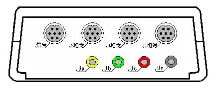 便携式三相电能质量分析仪正面上方